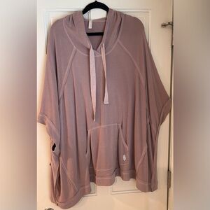Free People Movement Mauve Hoodie with Front Pocket